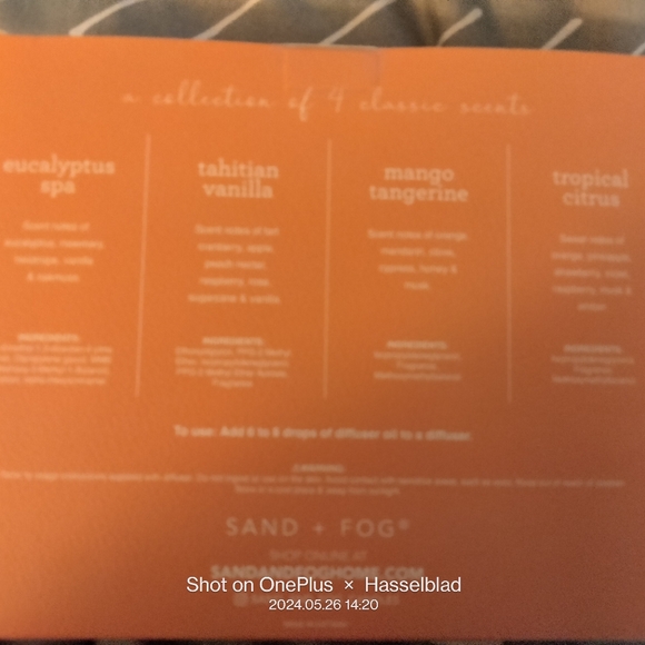 Sand & fog diffuser oils - Picture 2 of 2